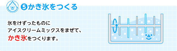 5. かき氷をつくる