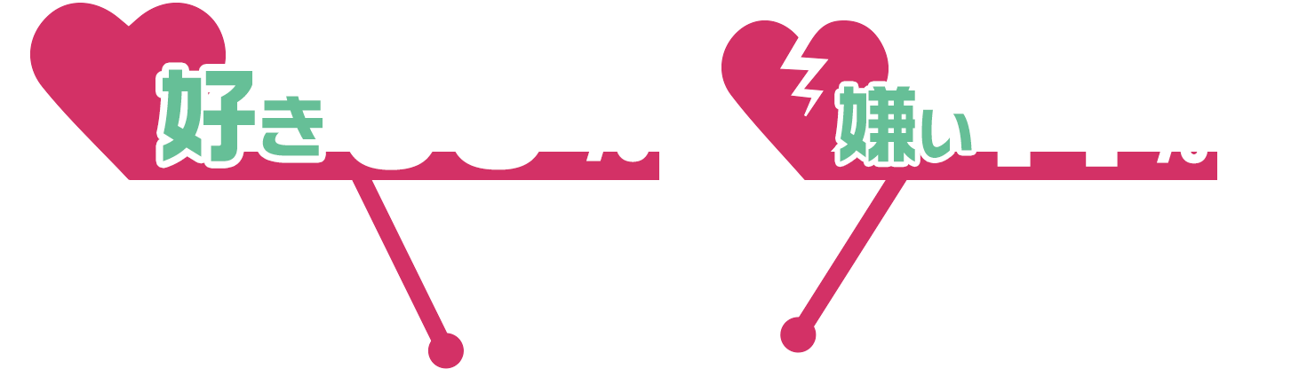 好き86%:嫌い14%