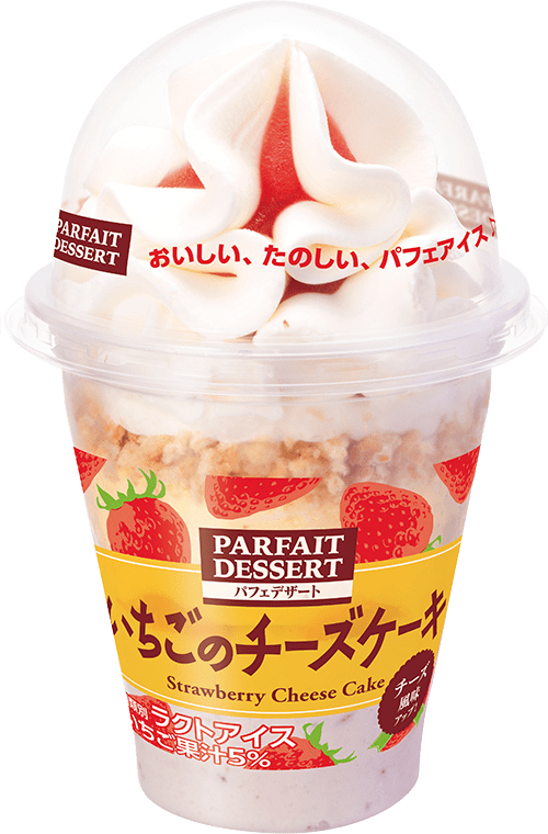 パフェデザート いちごのチーズケーキ（パフェ）