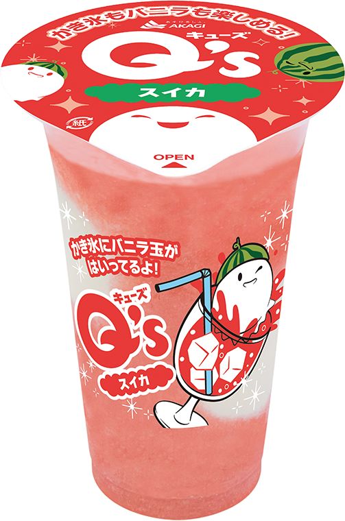 Q's メロン（カップ）｜商品情報｜赤城乳業株式会社
