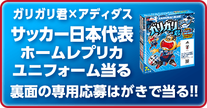 ガリガリ君×アディダス 2020 サッカー日本代表 ホームレプリカユニフォーム当たる