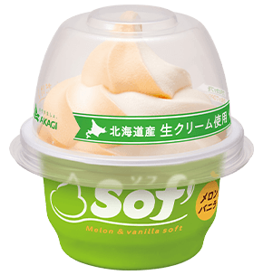 Sof ソフ メロンバニラ 発売 赤城乳業株式会社