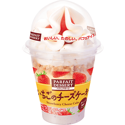 パフェデザート いちごのチーズケーキ（パフェ）